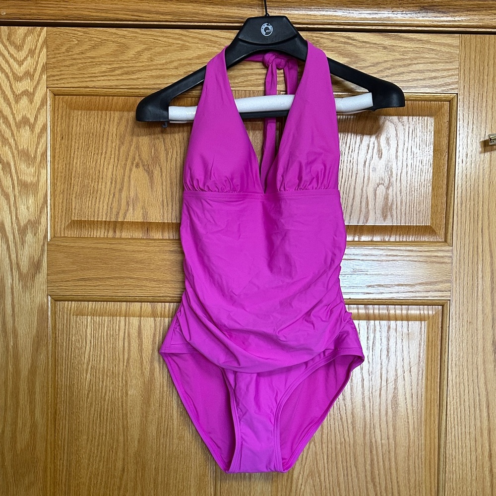 DKNY Pink Women's One Piece Swimsuit